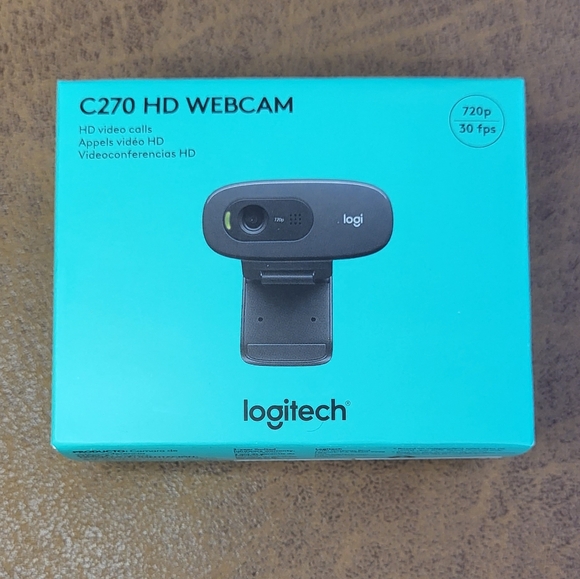 Brand New • Logitech • C270 • HD 720p/30 fps Webcam • Noise Reducing • Mic - Picture 5 of 9